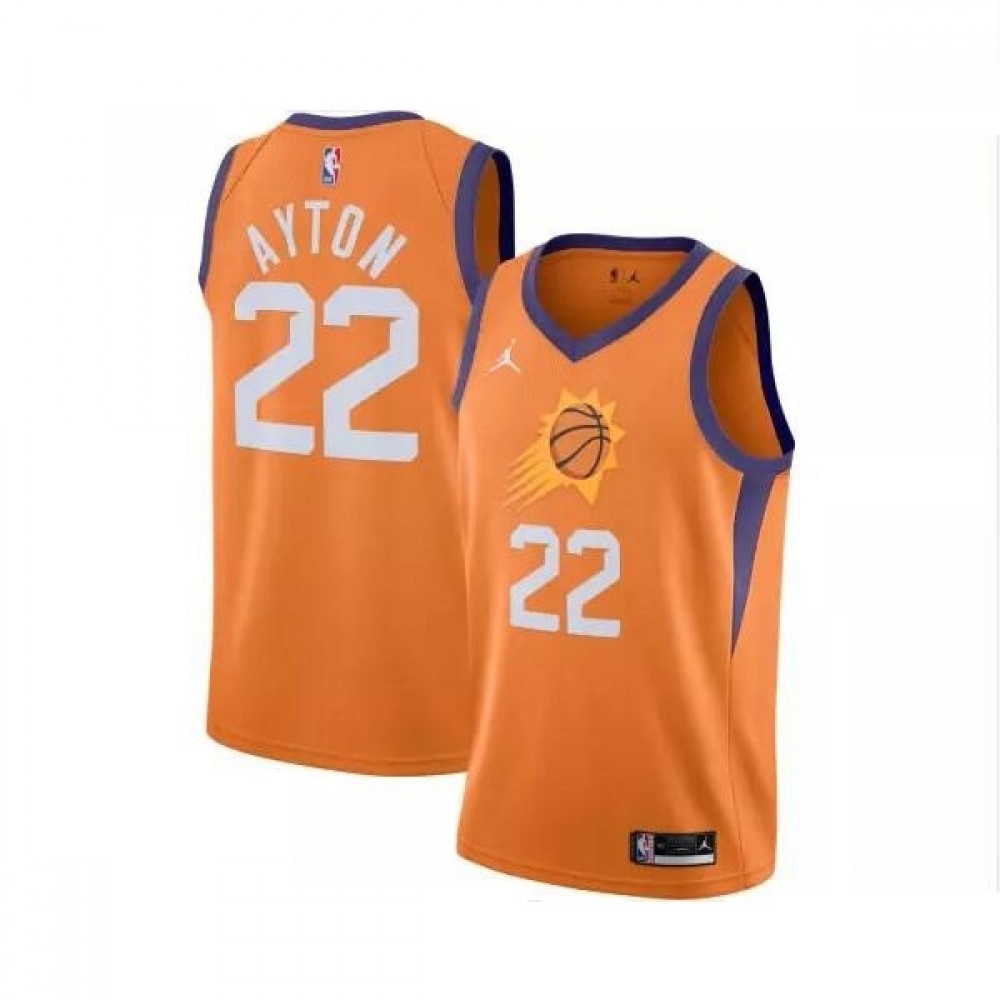 Men's Phoenix Suns DeAndre Ayton #22 Jordan Orange 202021 Swingman Jersey - Statement Edition-Pro Kit Vault | Brand New 26/27 Sports Jerseys